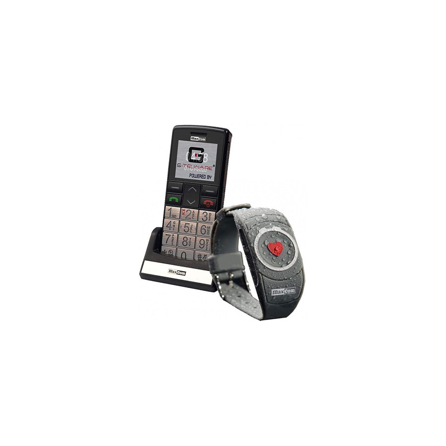 ¡Teléfono móvil Senior con SOS ARMBAND MAXCOM MM715 (G-TELWARE®)!