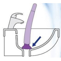 ONE TOUCH drain cleaner/ 1 pressione di un pulsante/ Con CO2 senza sostanze chimiche aggressive