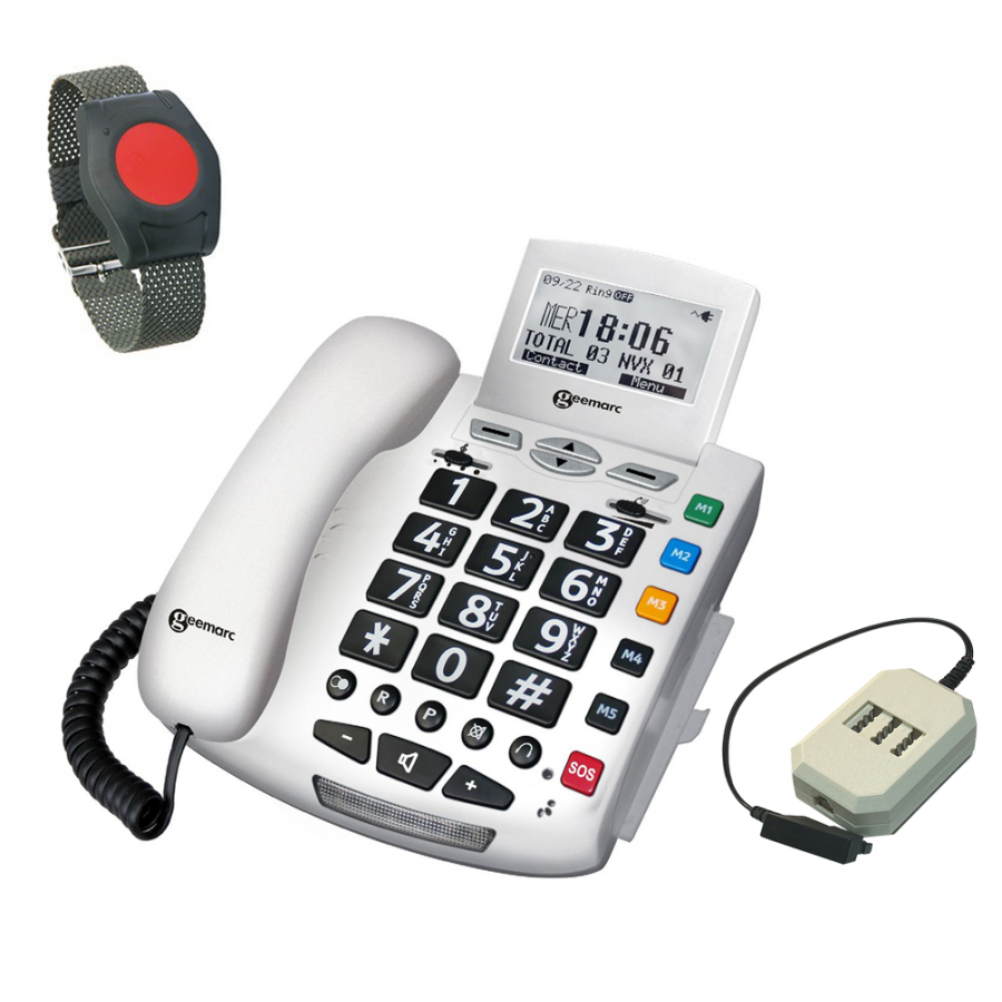 G-TELWARE® (¡Variante ELDAT!) Teléfono para personas mayores modelo 2024 Teléfono de llamada de emergencia para personas mayores G-TELWARE® (¡Variante ELDAT!) Teléfono para personas mayores modelo 2024 Teléfono de llamada de emergencia para personas mayores