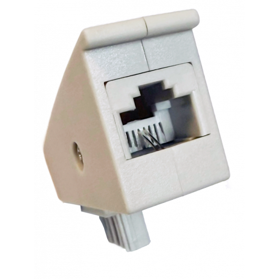 Adaptateur DSL TAE RJ45, TAE-F sur RJ45 DSL, connecter le routeur à la prise TAE, adaptateur de câble DSL, adaptateur TAE pour F