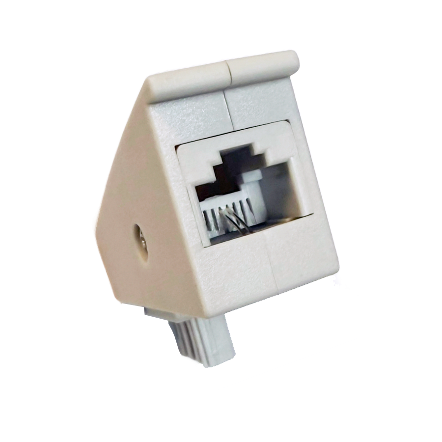 Adaptateur DSL TAE RJ45, TAE-F sur RJ45 DSL, connecter le routeur à la prise TAE, adaptateur de câble DSL, adaptateur TAE pour F