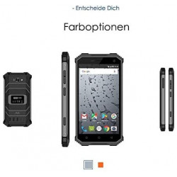 ¡²-DUAL SIM 4G/Android/Strong -Outdoor- Teléfono móvil resistente de G-TELWARE®! (Gris)