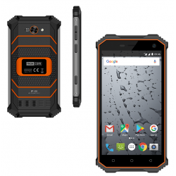 ¡²-DUAL SIM 4G/Android/Strong -Outdoor- Teléfono móvil resistente de G-TELWARE®! (Gris)