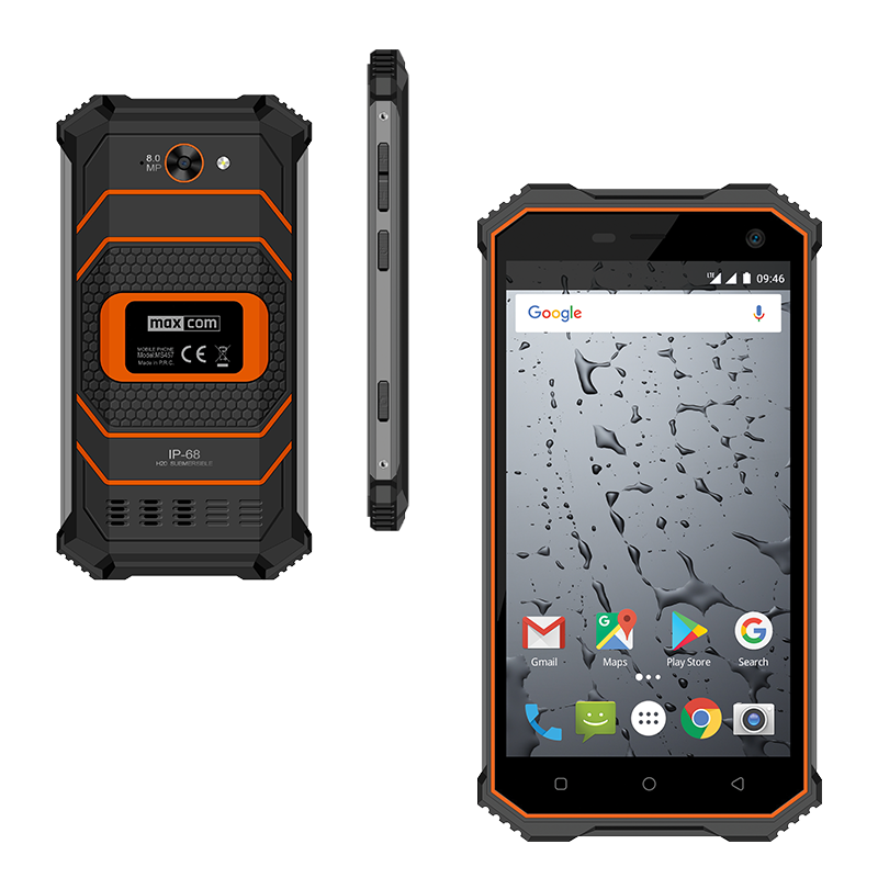 ²-DUAL SIM 4G/Android/Strong -Outdoor- Handy-Rugged von G-TELWARE®! (Grey)