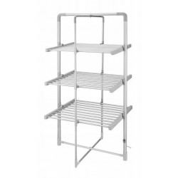 Séchoir à linge électrique 300W, Tour de séchage pliable, 3 niveaux, fonction de séchage, gain de place