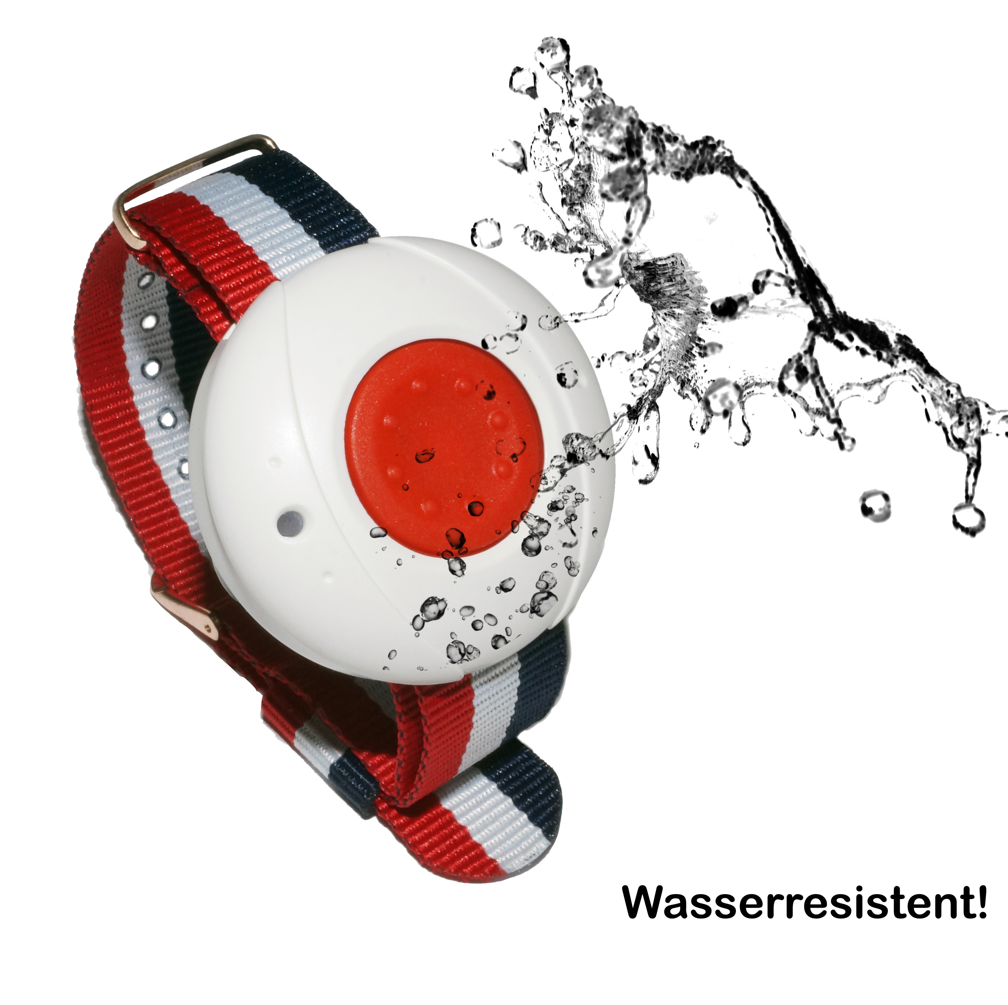 ÉMETTEUR BRACELET pour seniors téléphone fixe avec SOS et appel d'urgence - Photo 12 sur 18