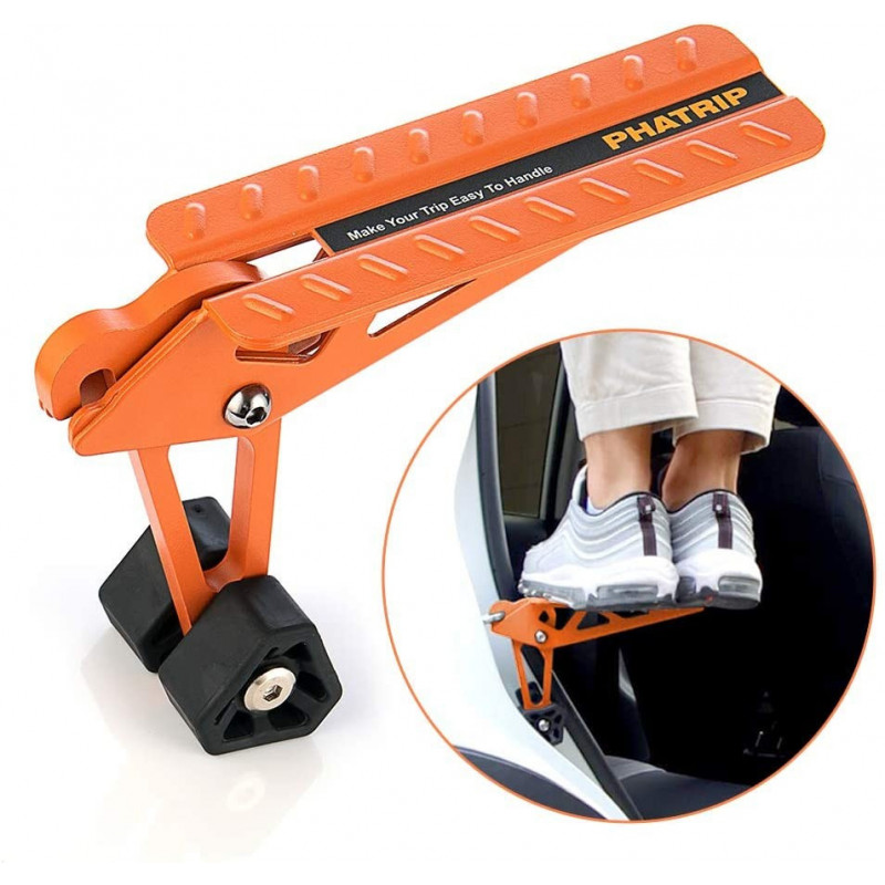 PHATRIP Escalera plegable para coche Escalera plegable para coche Acceso sin complicaciones al techo Escalera universal se adapt PHATRIP Escalera plegable para coche Escalera plegable para coche Acceso sin complicaciones al techo Escalera universal se adapt