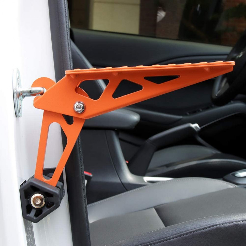 PHATRIP Scaletta per auto Pedale per porta dell'auto pieghevole Scaletta pieghevole per auto Accesso senza complicazioni al tett