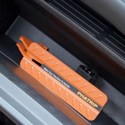 PHATRIP Scaletta per auto Pedale per porta dell'auto pieghevole Scaletta pieghevole per auto Accesso senza complicazioni al tett