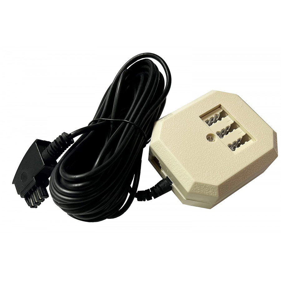 G-TELWARE® (Slim Version) Analog adapter/splitter TAE F-Western plug G-TELWARE® (Slim Version) Analog adapter/splitter TAE F-Western plug