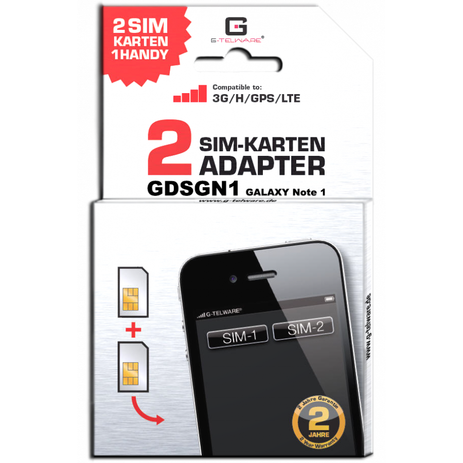Adapter Dual SIM Samsung Galaxy Note 1