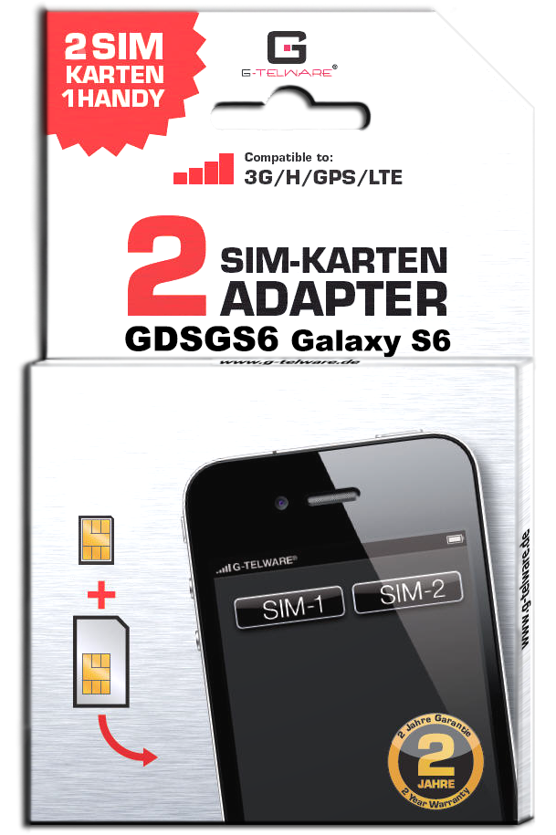 Dual SIM Adapter kompatibel für Samsung Galaxy® - 第 13/21 張圖片