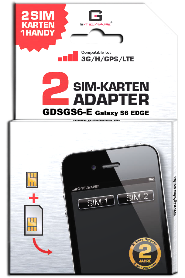 Dual SIM Adapter kompatibel für Samsung Galaxy® - 第 14/21 張圖片
