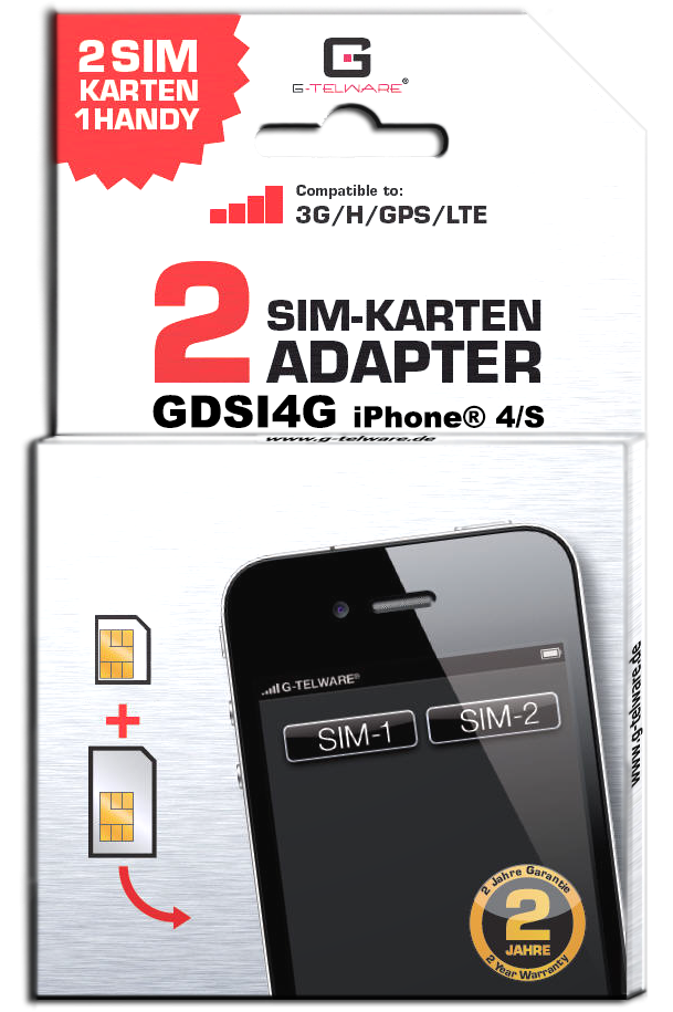 Dual SIM Adapter kompatibel für iPhone® - 第 23/23 張圖片