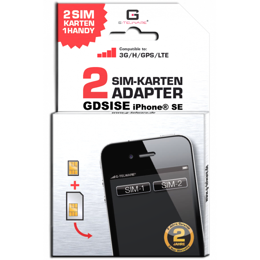 Dual SIM Adapter iPhone® GDSISE