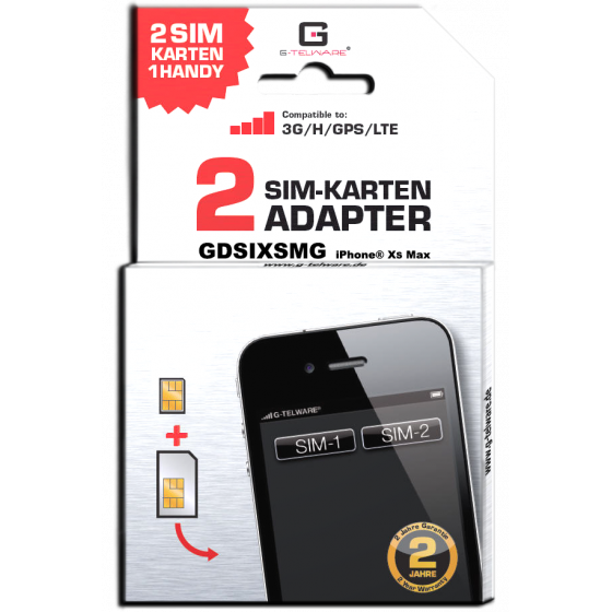 Dual SIM Adapter iPhone® GDSIXSMG