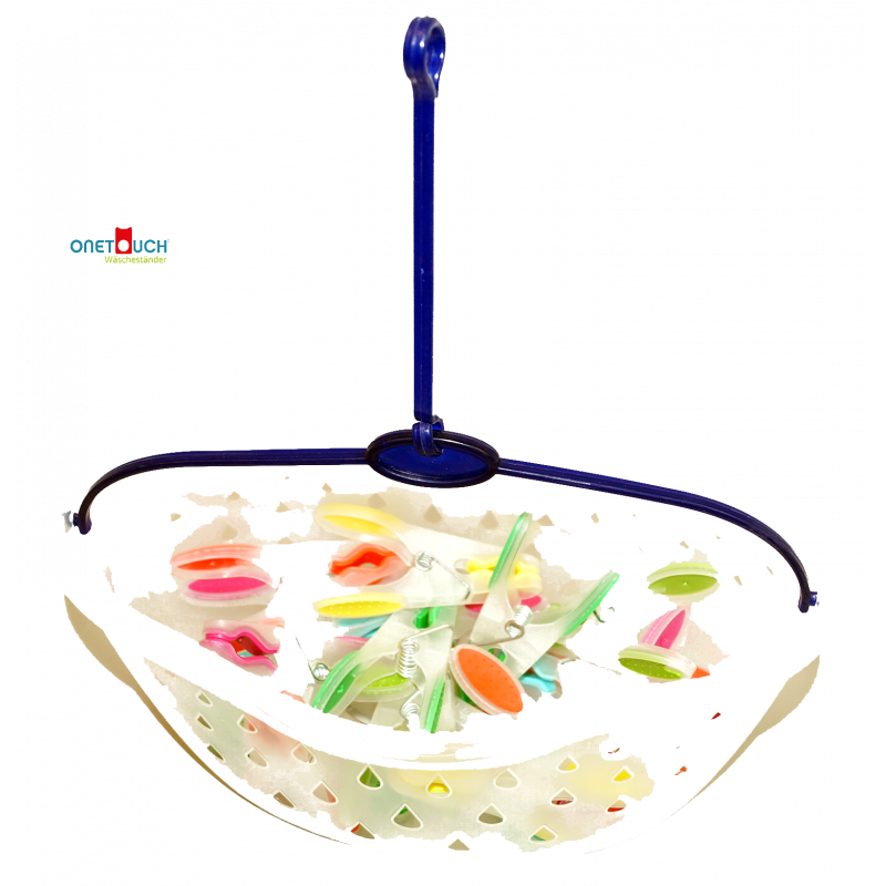 Clothespins incl. basket Clothespins incl. basket