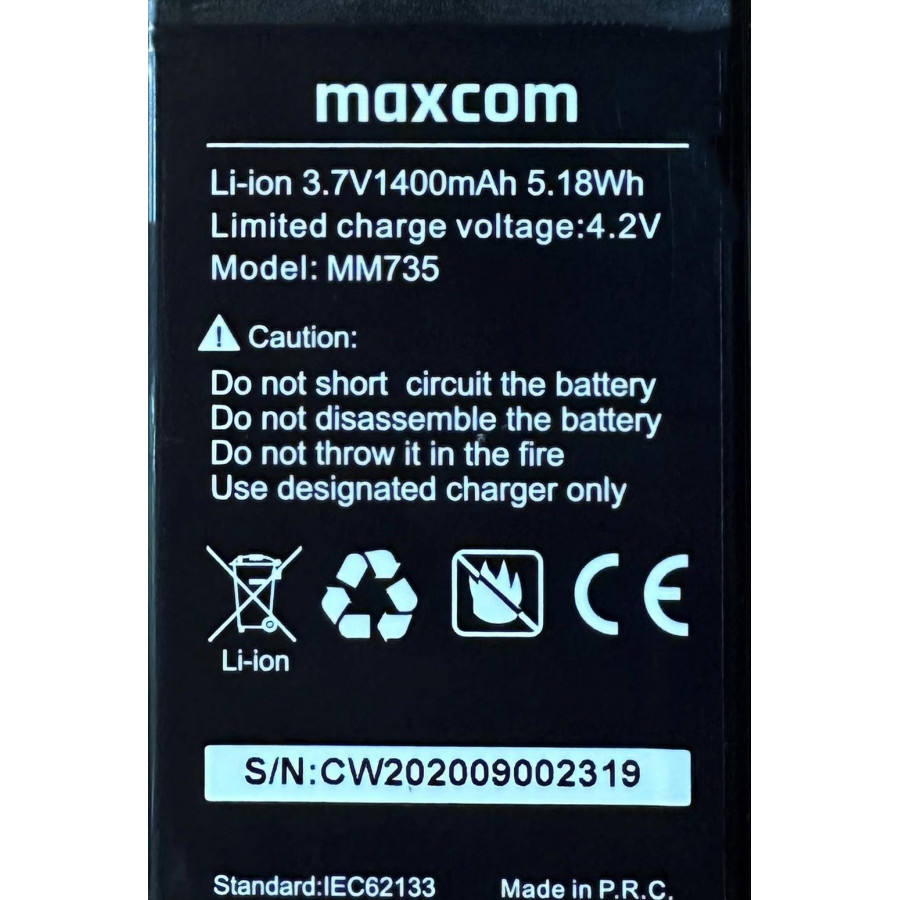 Batería recargable para el teléfono móvil OneTouch SOS ¡Localización GPS a distancia con SOS ARMBAND!