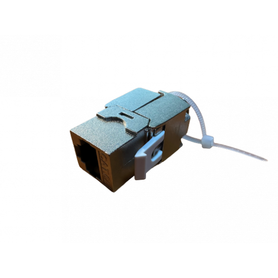 G-TELWARE® Moduł Keystone CAT6a Jack Adapter ekranowany, beznarzędziowy, zatrzaskowy kabel instalacyjny CAT.6a 500Mhz 10GBit/s E