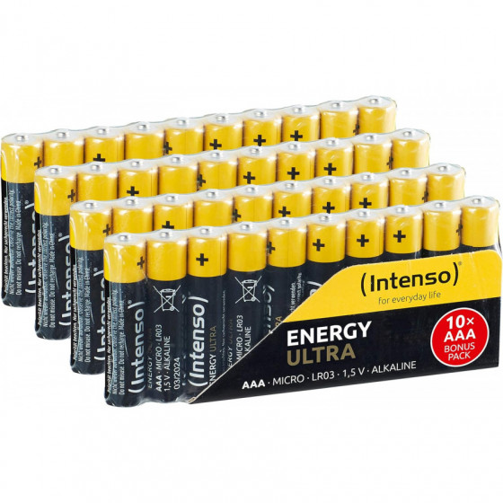 Intenso AAA LR03, żółto-czarne, opakowanie 40 sztuk: Amazon.de: Elektronika i foto