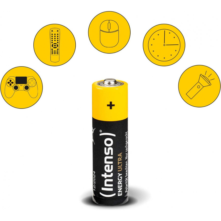 Intenso AAA LR03, żółto-czarne, opakowanie 40 sztuk: Amazon.de: Elektronika i foto